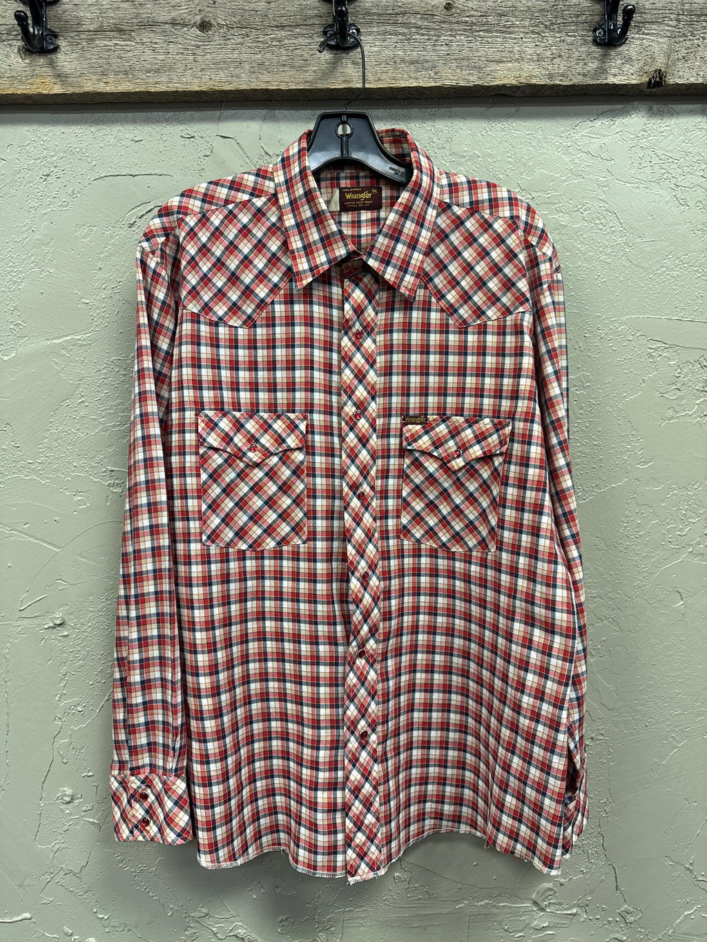 VTG WRANGLER LONG SLEEVE PEARL SNAP