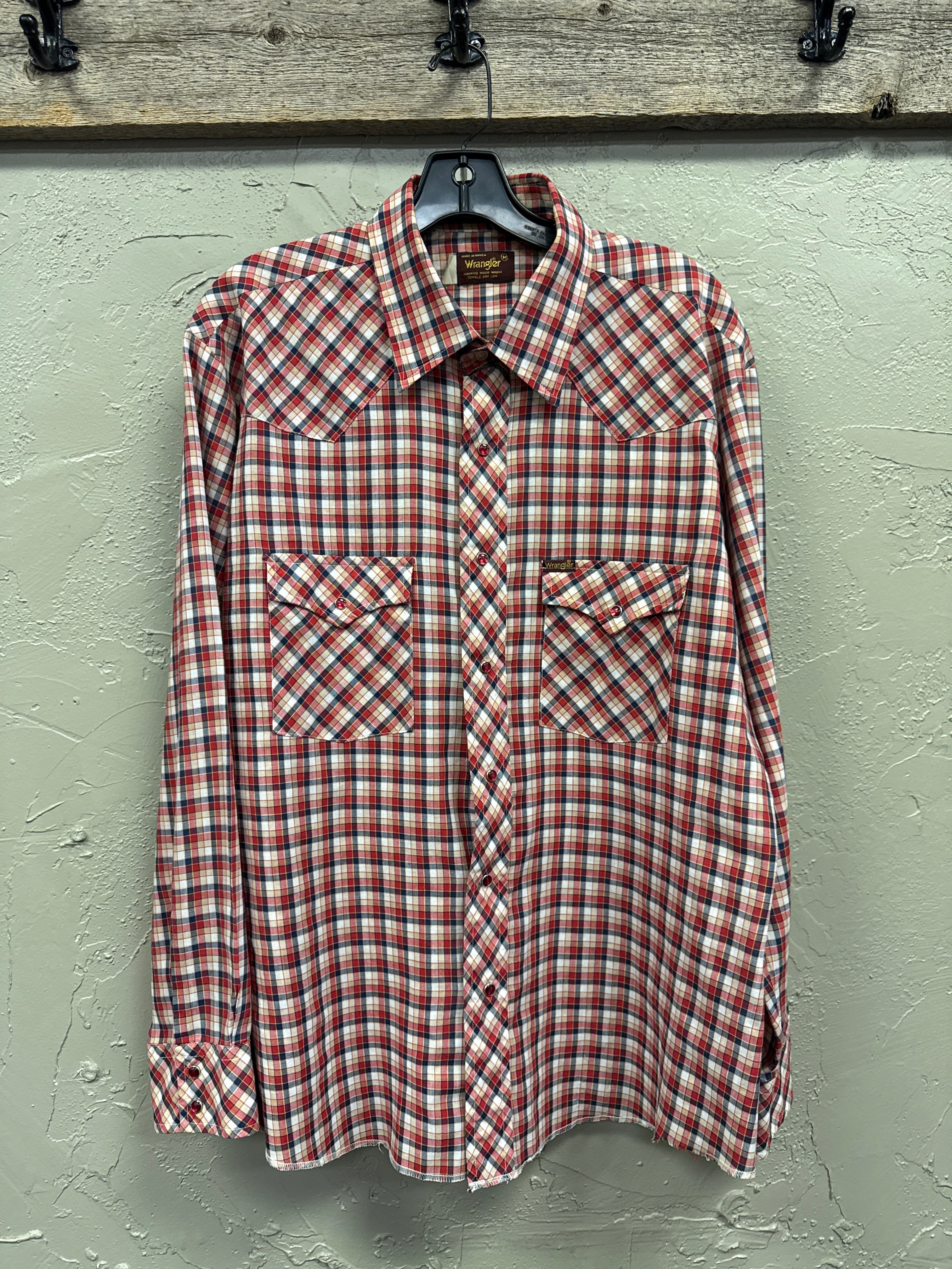 VTG WRANGLER LONG SLEEVE PEARL SNAP