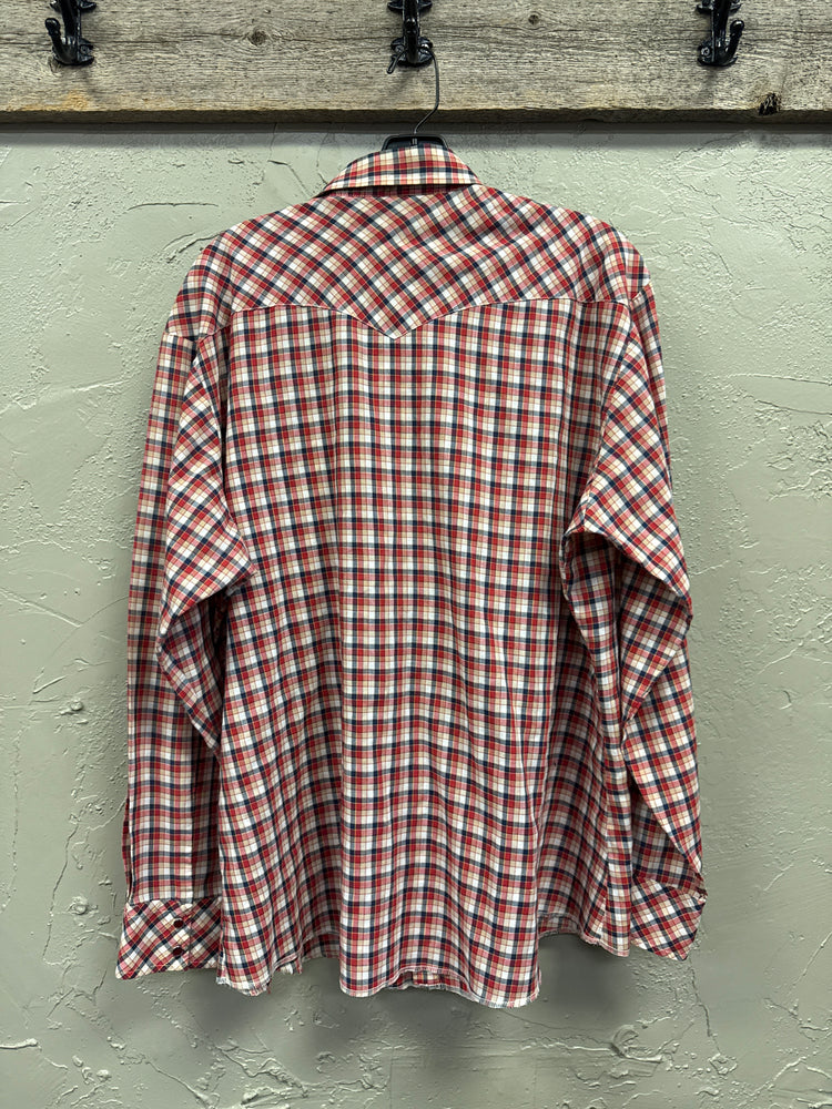 VTG WRANGLER LONG SLEEVE PEARL SNAP