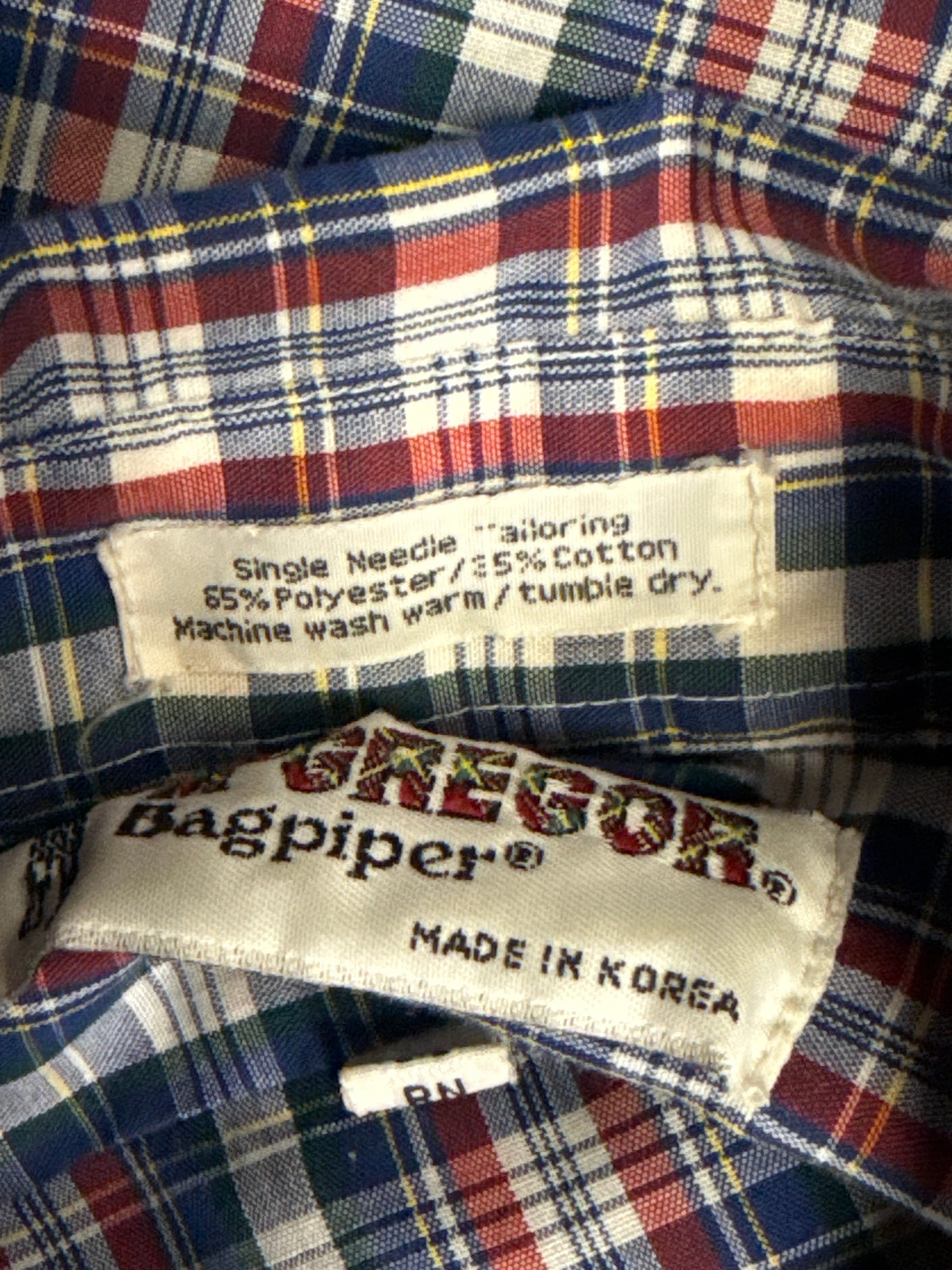 VTG MCGREGOR BUTTON UP