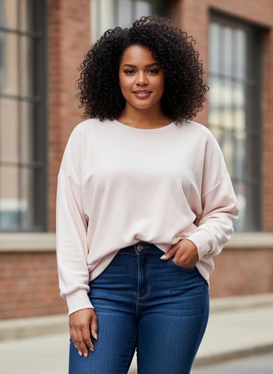 *TORRID VELOUR PULLOVER