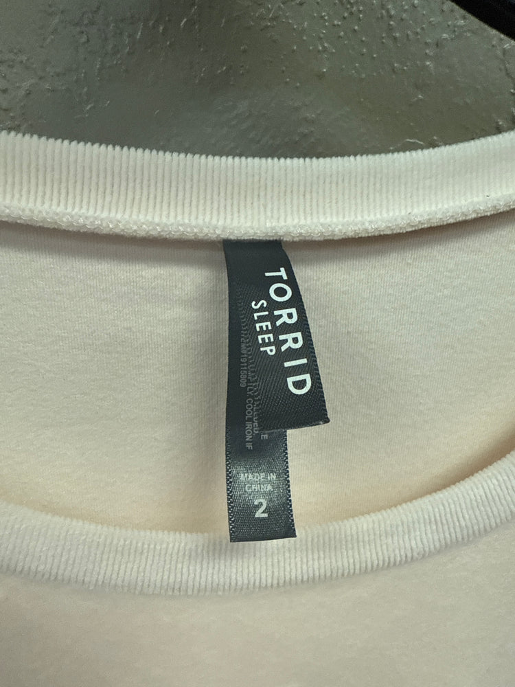 *TORRID VELOUR PULLOVER