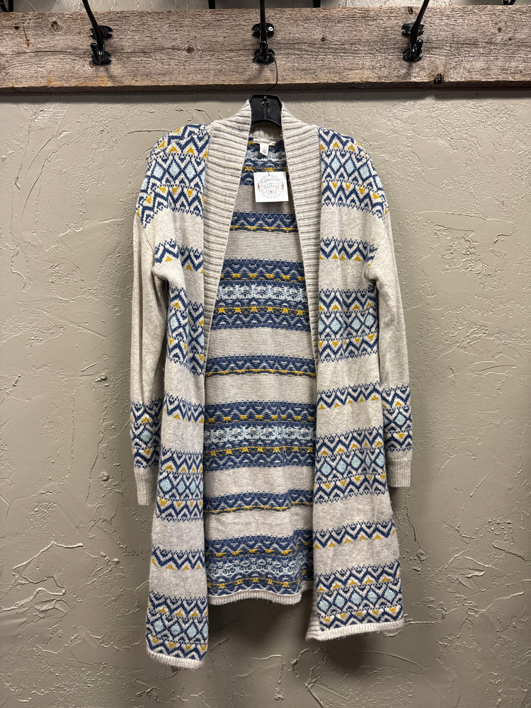 CASLON LONG OPEN CARDIGAN