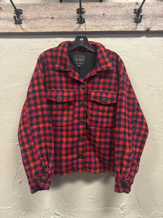 SANCTUARY PLAID JACKET (org$129)