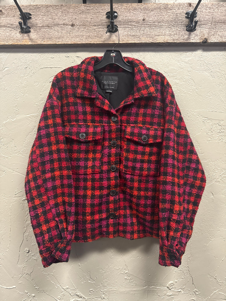 SANCTUARY PLAID JACKET (org$129)