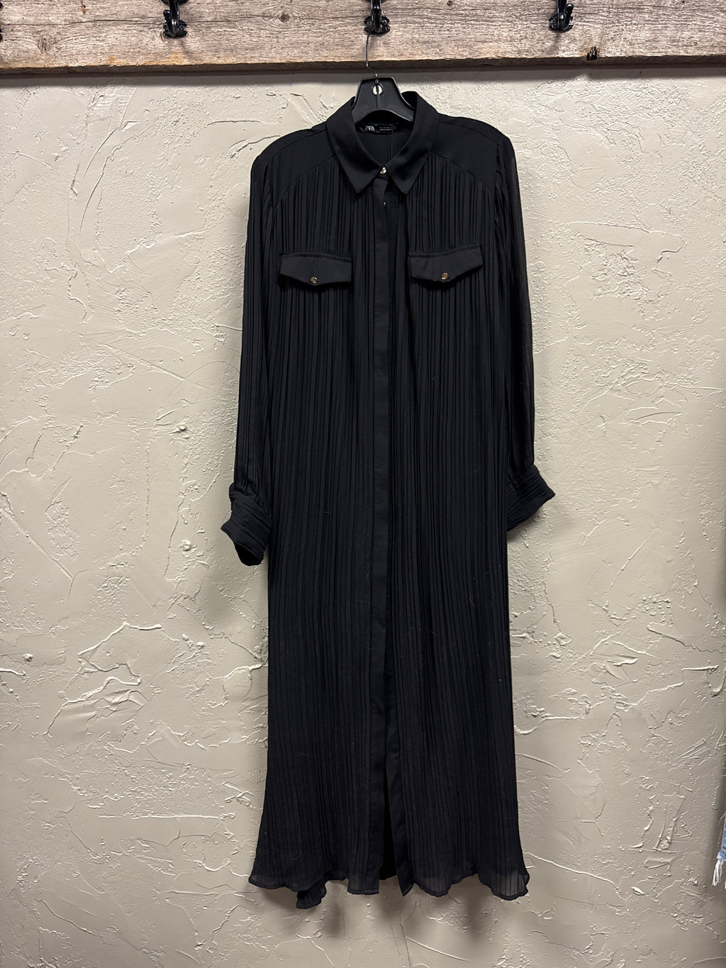 NWT ZARA MAXI SHIRT DRESS (org$80)