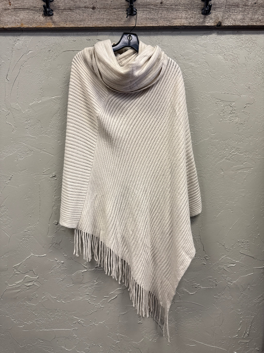 BCBG Ribbed Asym Poncho (org$118)