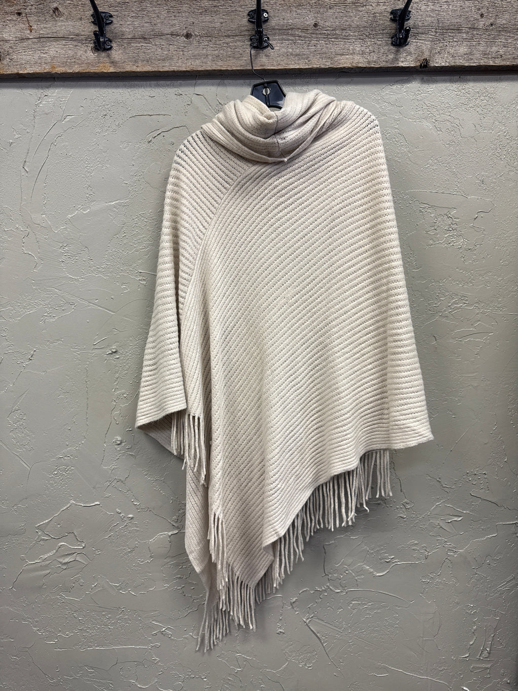 BCBG Ribbed Asym Poncho (org$118)