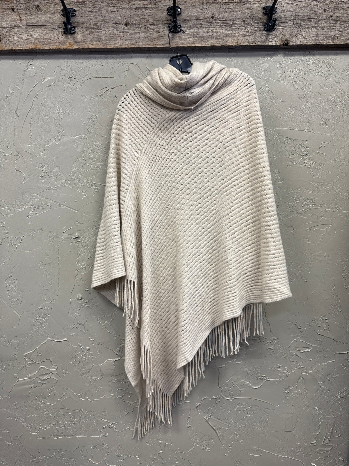 BCBG Ribbed Asym Poncho (org$118)