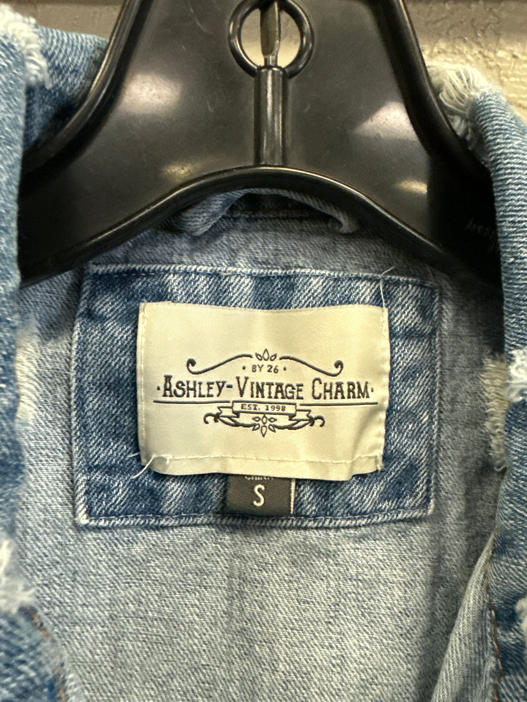 AVC DISTRESSED DENIM VEST