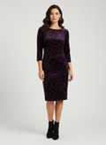 Cache Burnout Velvet Dress (org$168)
