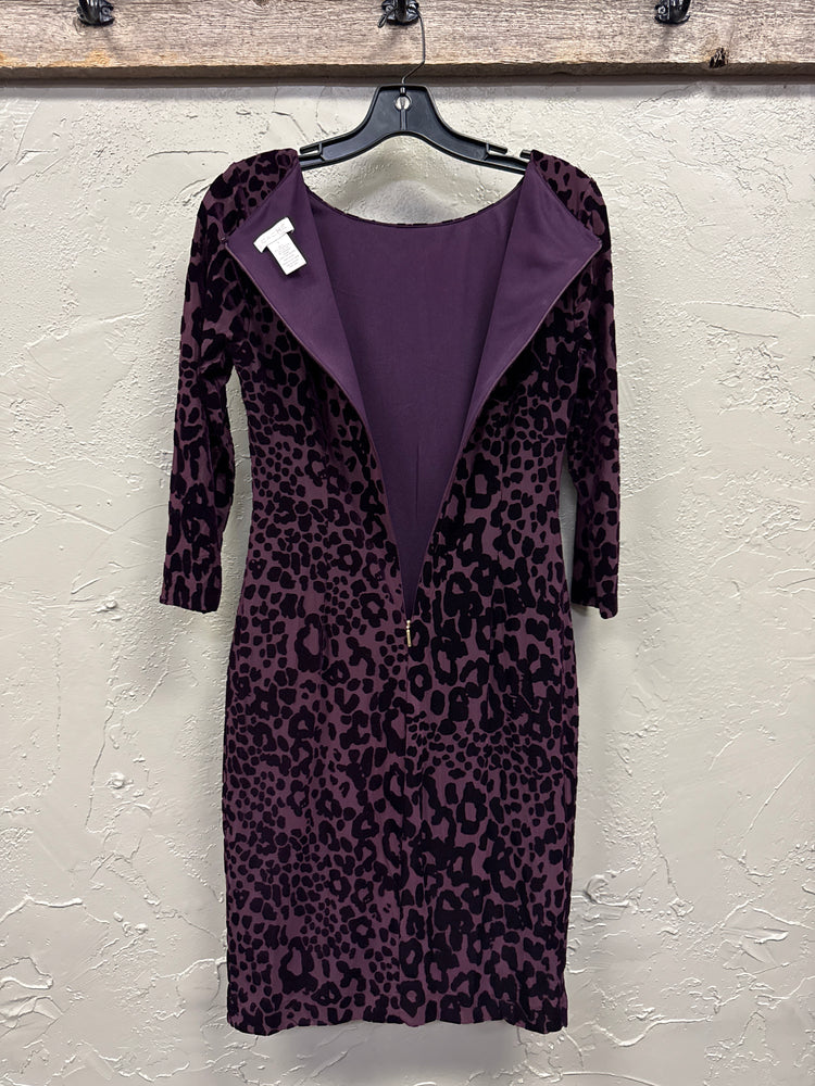 CACHE VELVET BURNOUT DRESS (org$168)