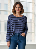 MICHAEL STARS SCOOP NECK TEE