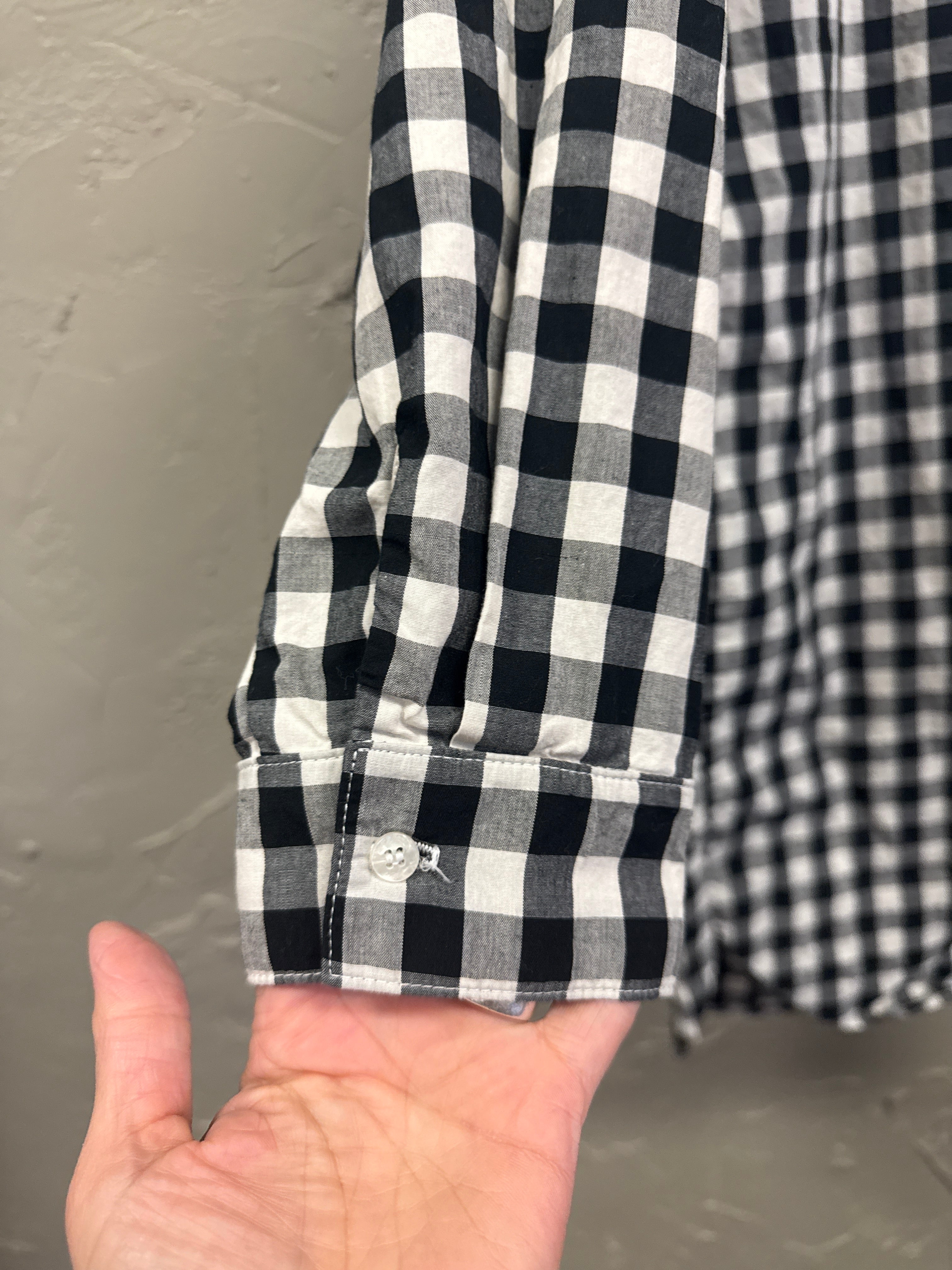 NWOT Stateside Check Shirt Dress