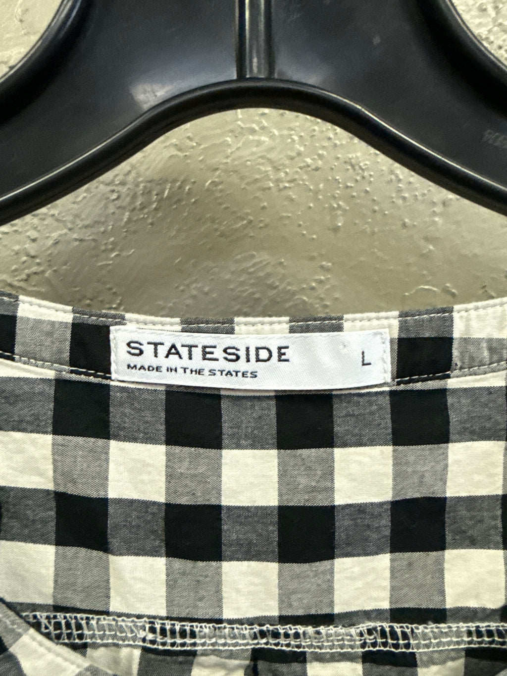 NWOT Stateside Check Shirt Dress