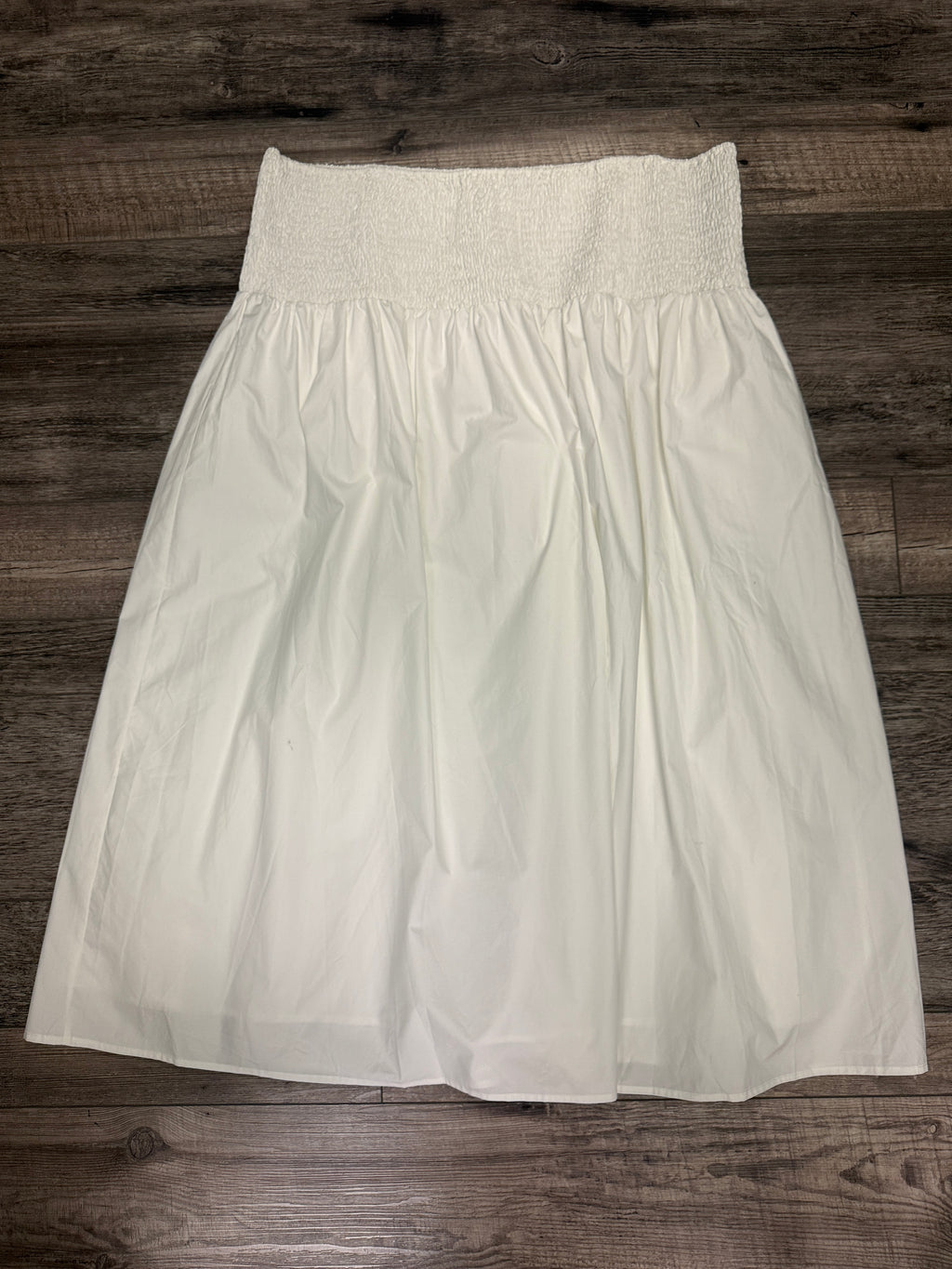 NWOT White Midi Skirt