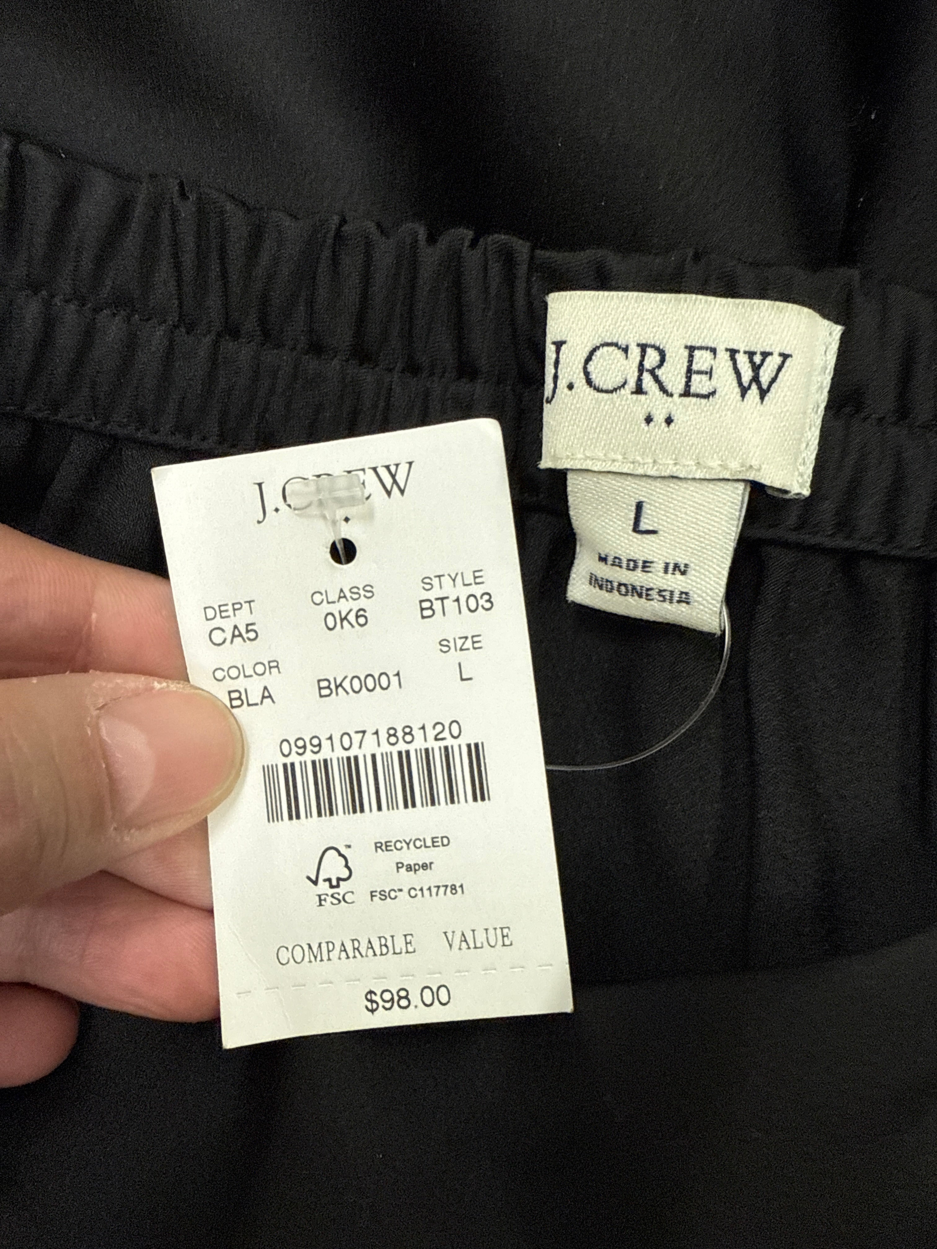 NWT J CREW SATIN SKIRT (org$98)
