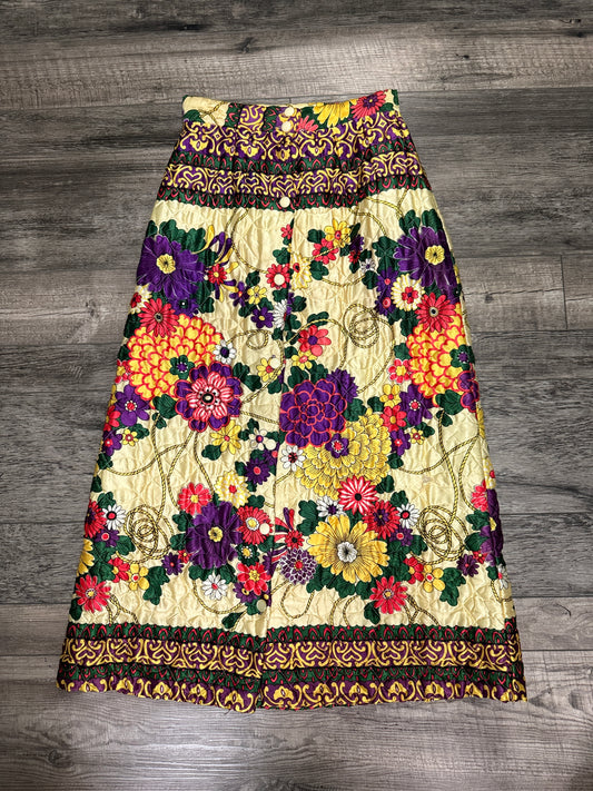 VTG QUILTED MIDI SKIRT