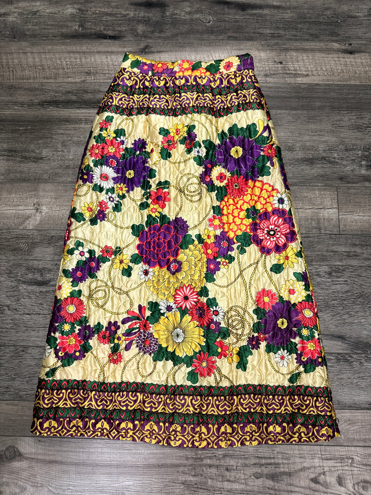 VTG QUILTED MIDI SKIRT