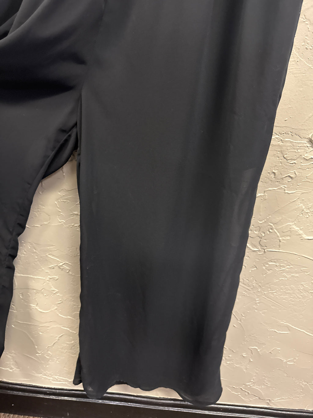 NWT Andree Black Chiffon Jumpsuit