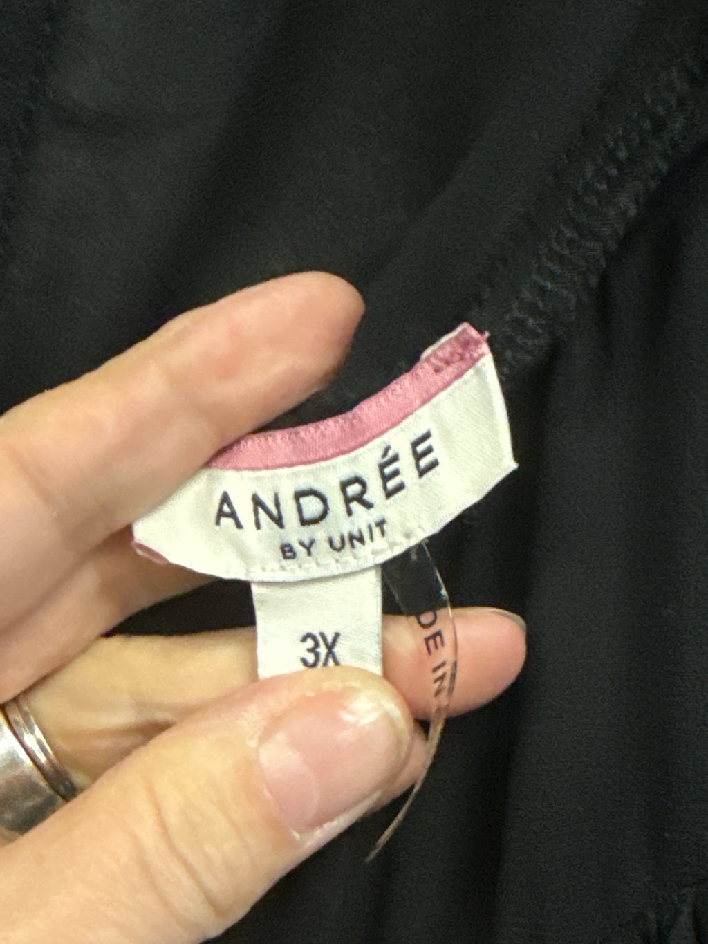 NWT Andree Black Chiffon Jumpsuit