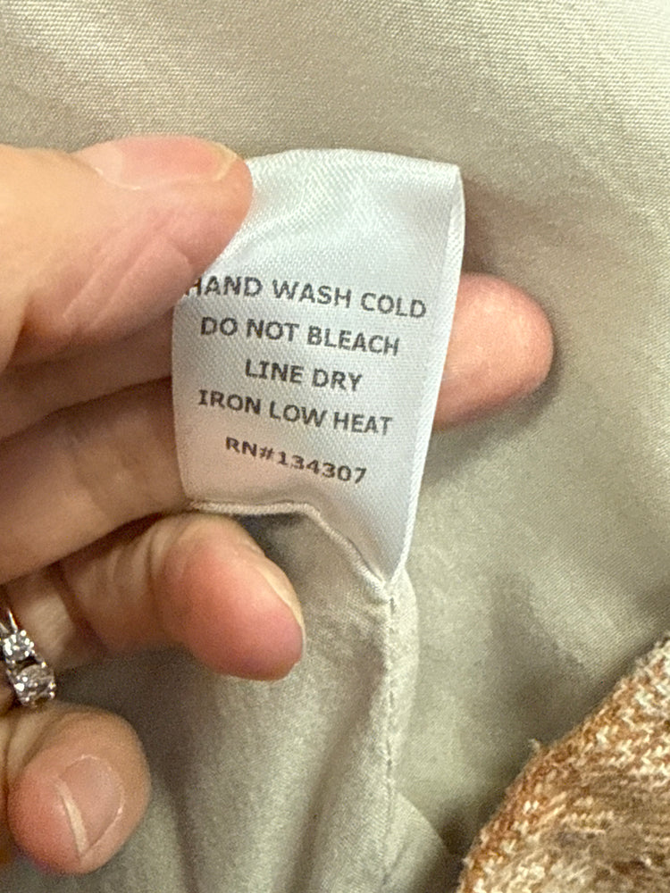 LUMIERE CROP FLANNEL SHACKET