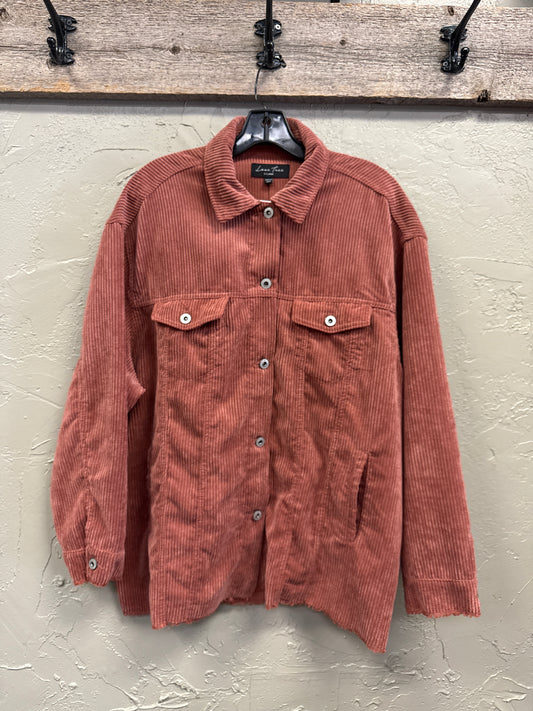 LOVE TREE CORDUROY SHACKET