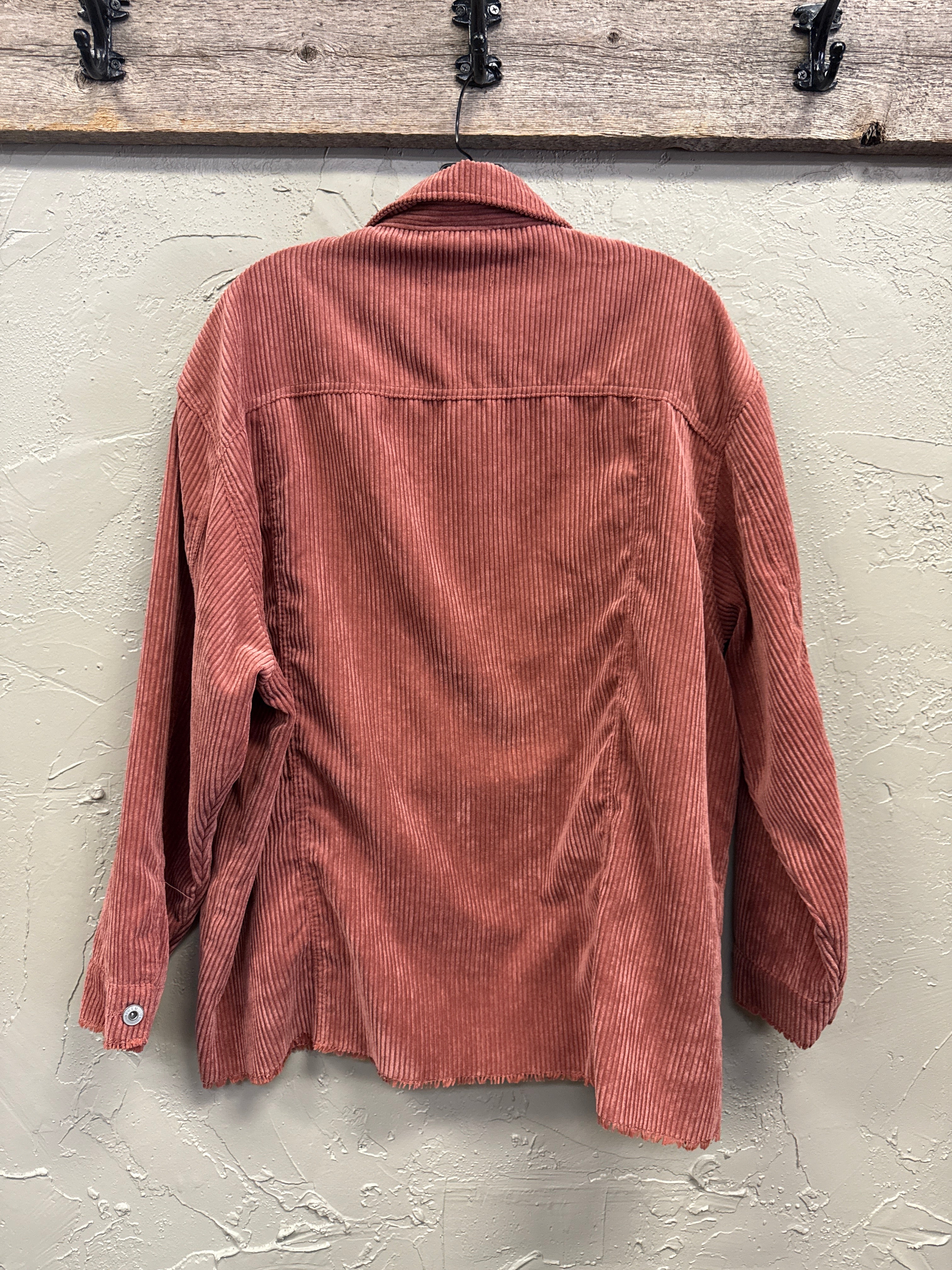 LOVE TREE CORDUROY SHACKET