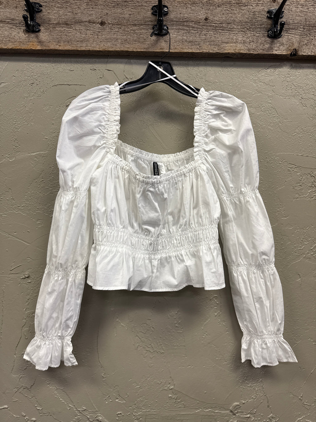 NWT H&M SMOCKED TOP