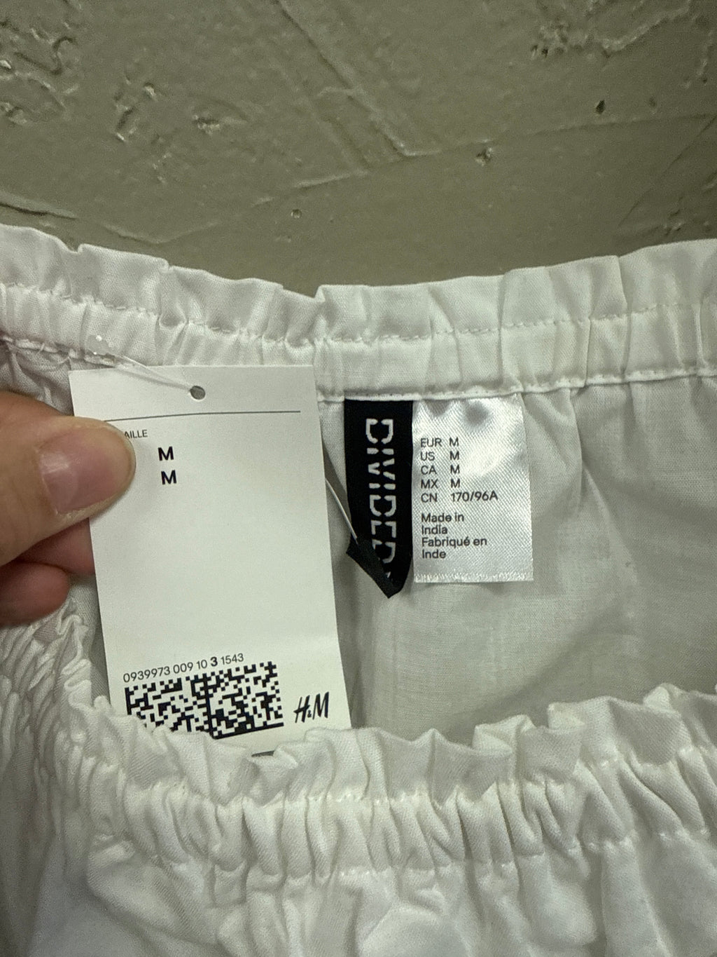 NWT H&M SMOCKED TOP
