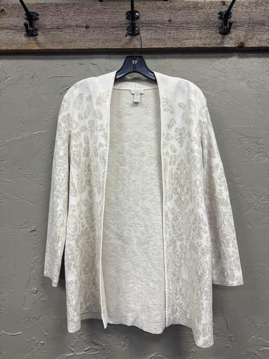 CHICOS METALLIC CARDIGAN