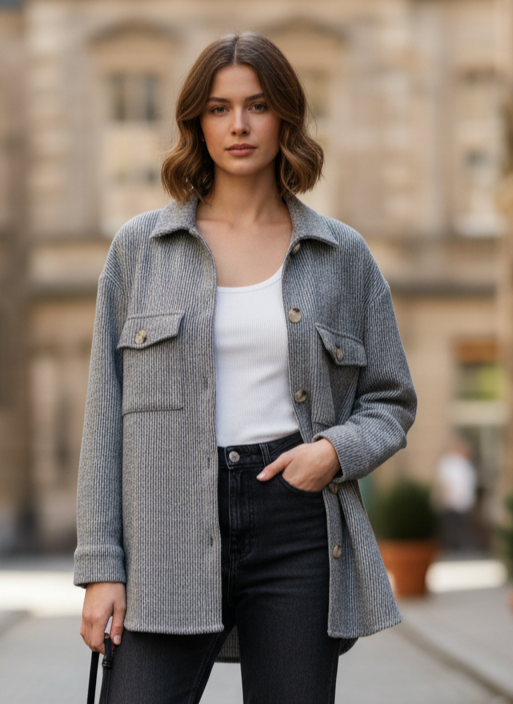 *TIMING FLANNEL SHIRT