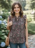NWQT BB Dakota Floral Top (org$69)