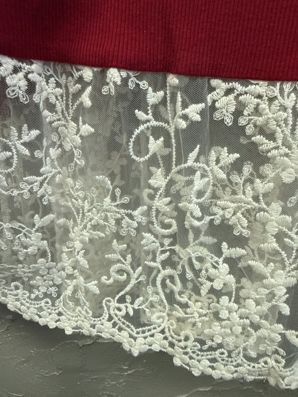 NWOT Umgee Lace Trim Tank (org$45)