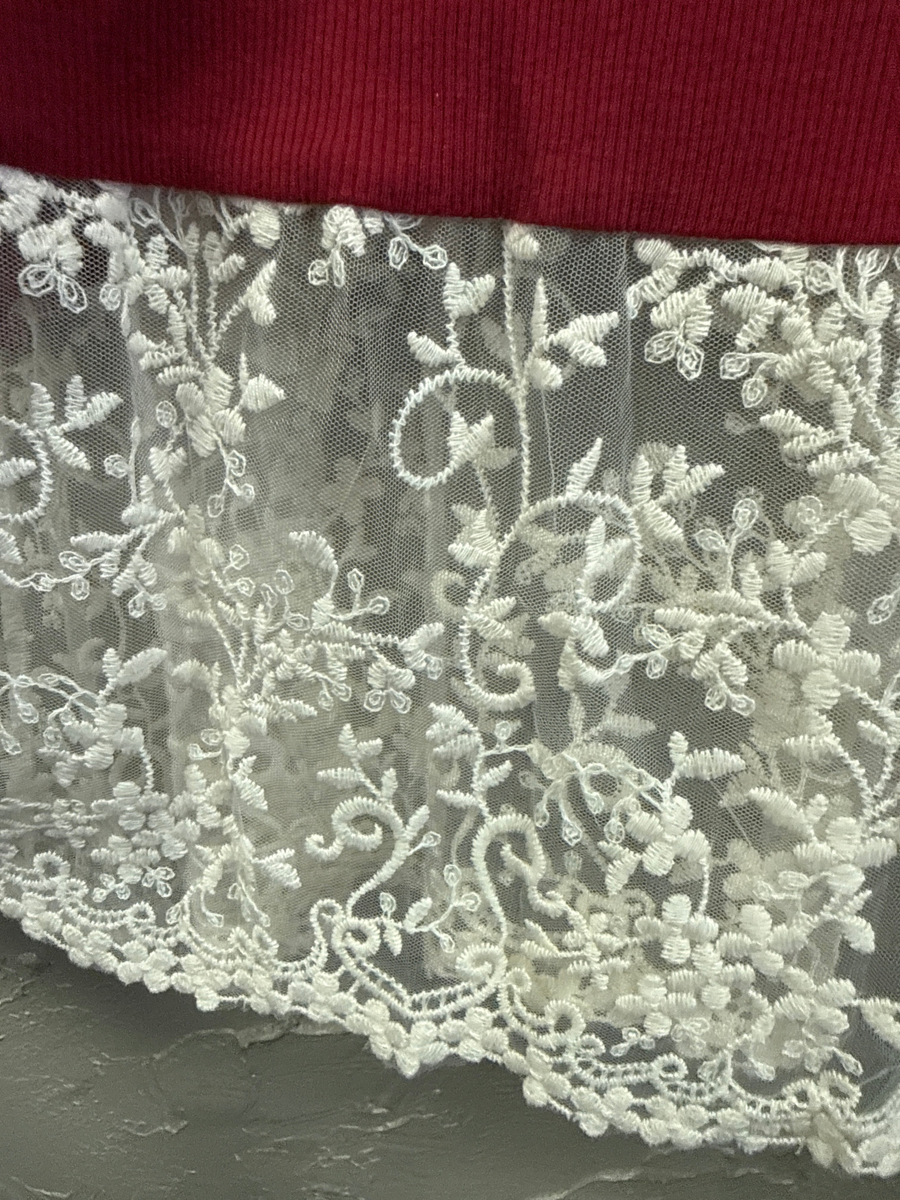 NWOT Umgee Lace Trim Tank (org$45)