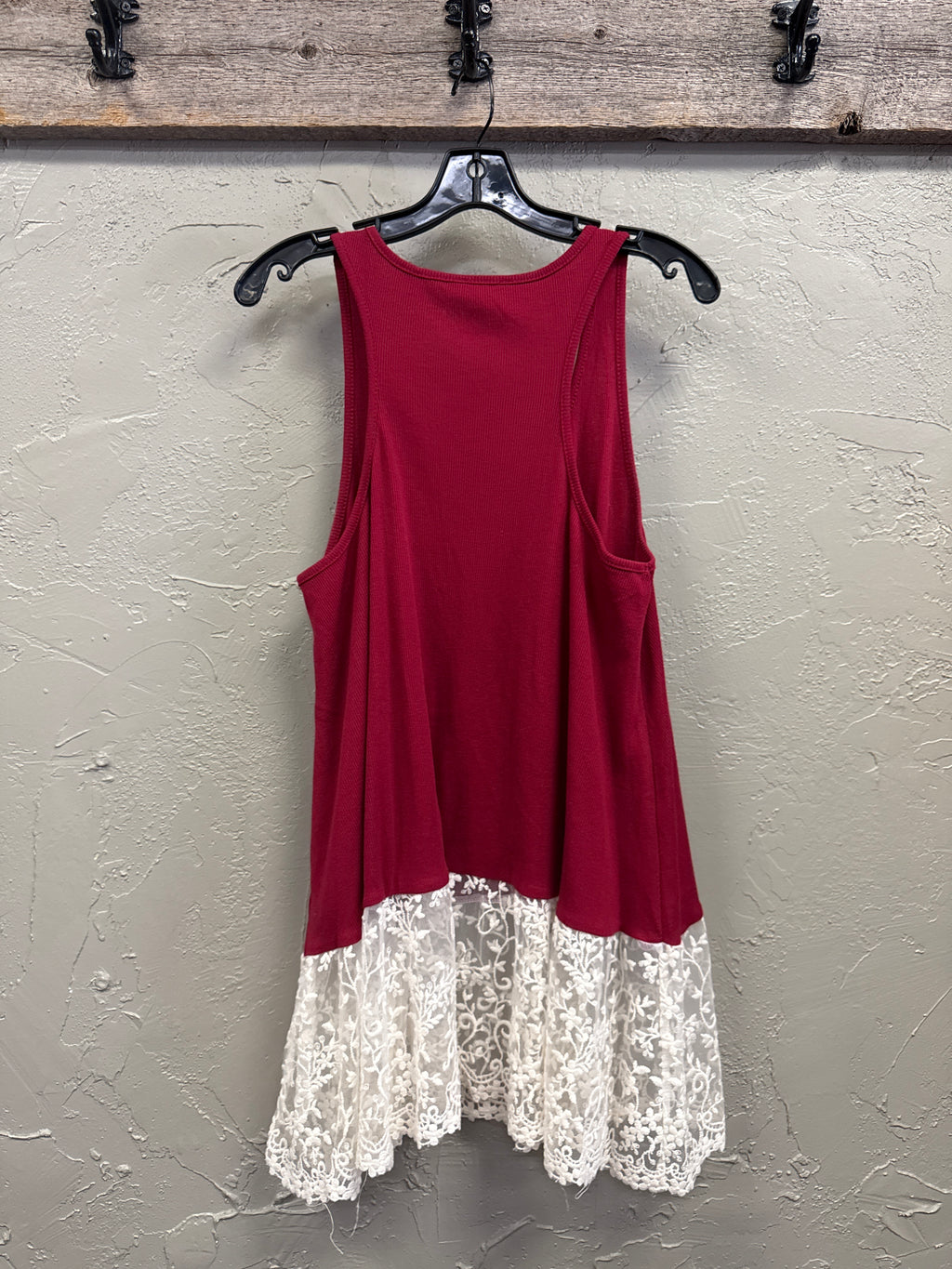 NWOT Umgee Lace Trim Tank (org$45)