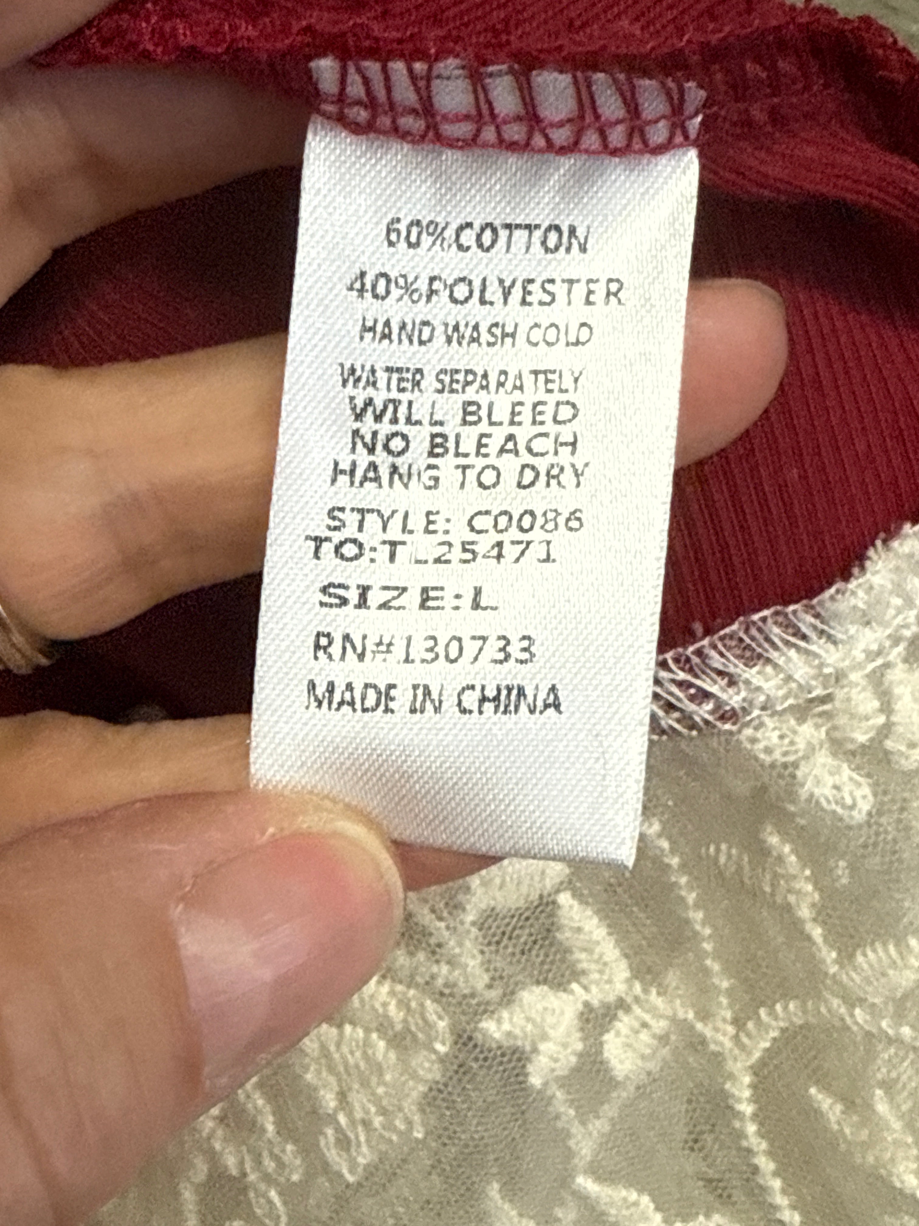NWOT Umgee Lace Trim Tank (org$45)