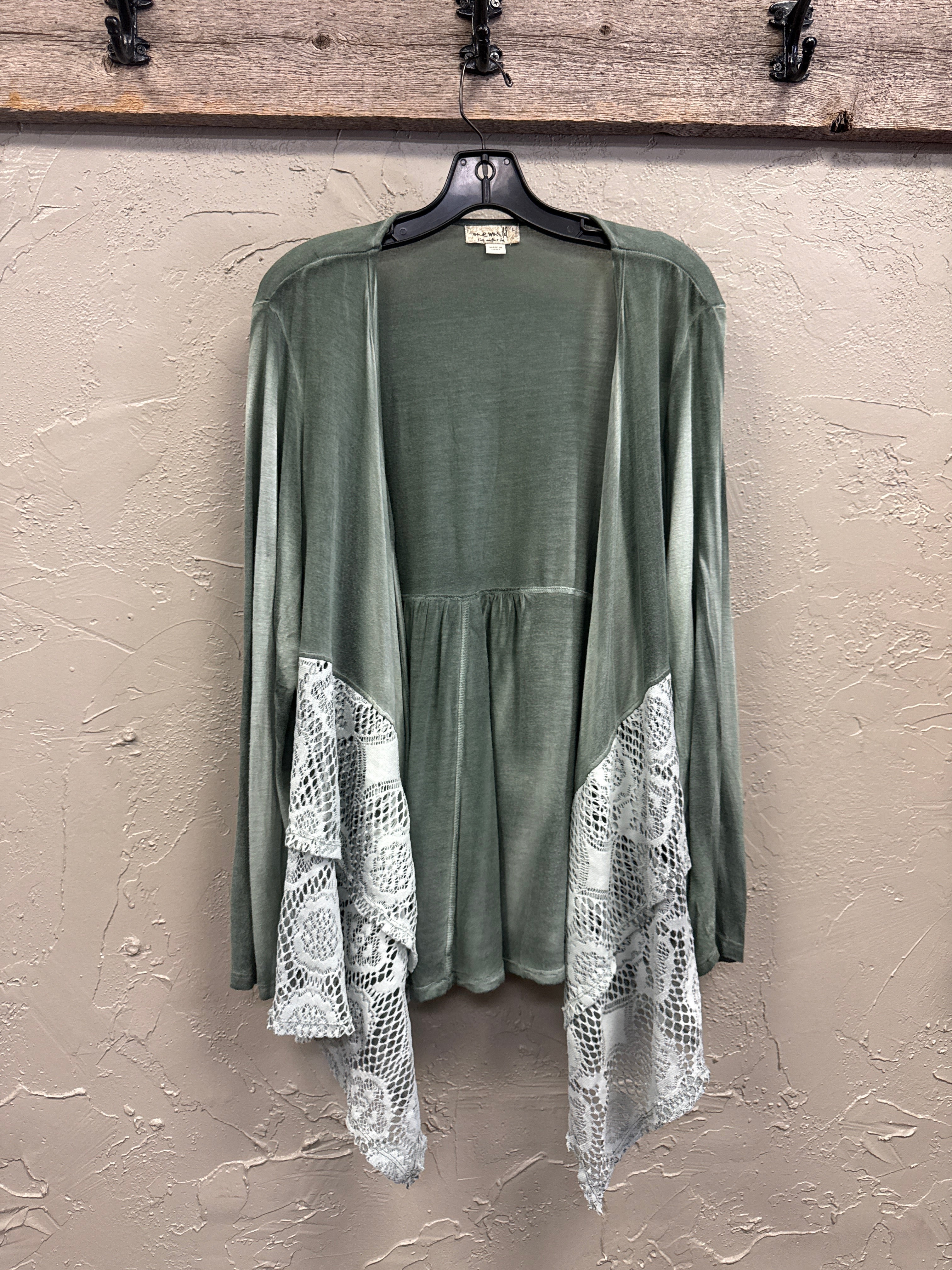 NWT One World Cascading Cardigans