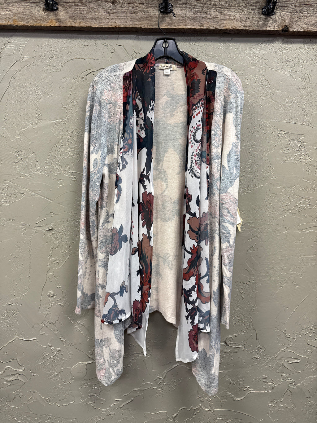 NWT One World Floral Cardigan