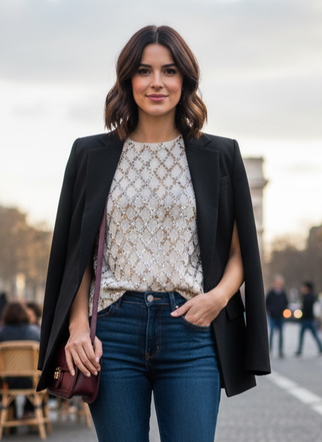 VTG SEQUIN SLEEVELESS SWEATER *as is*