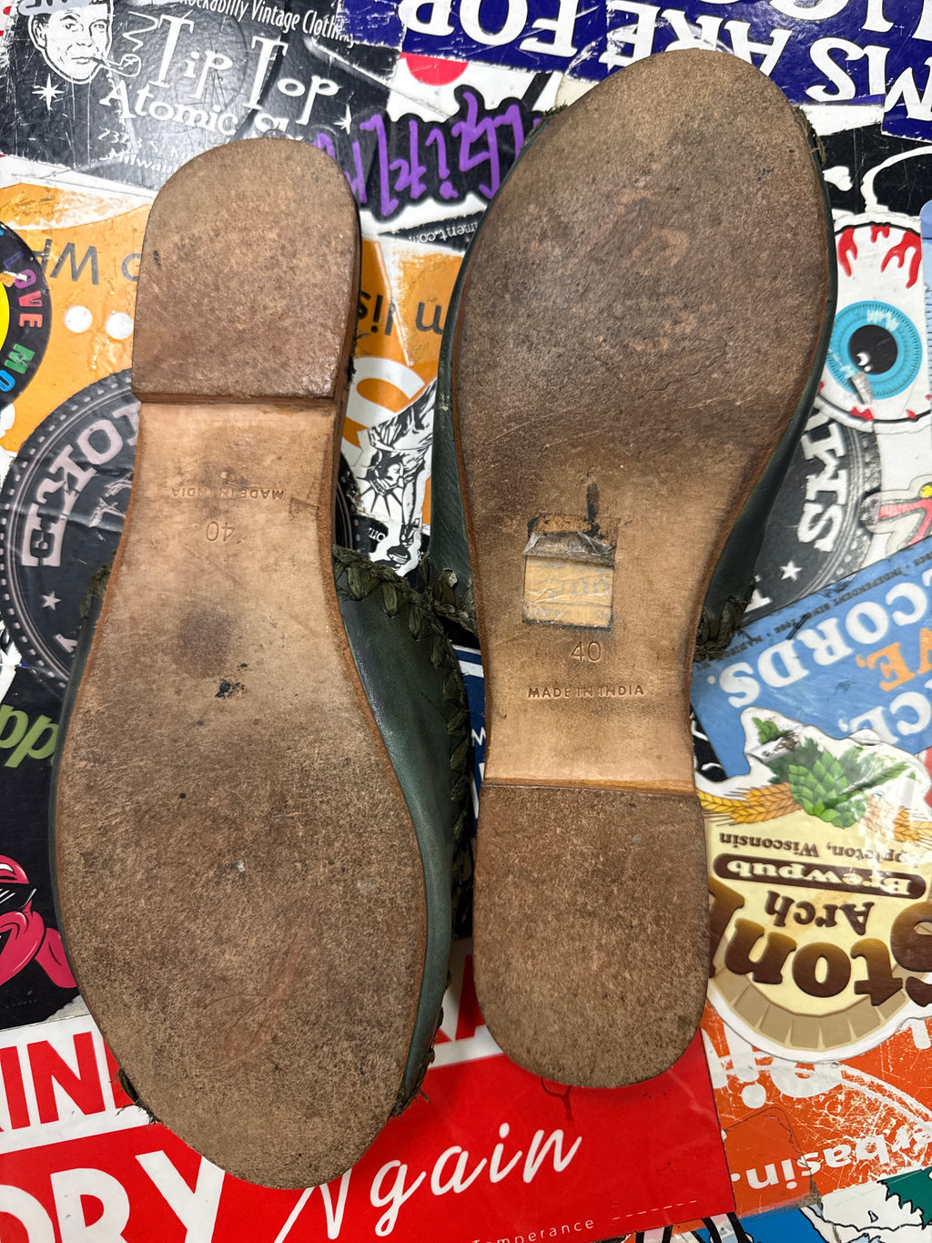 FREE PEOPLE WOVEN SANDALS (org$80)