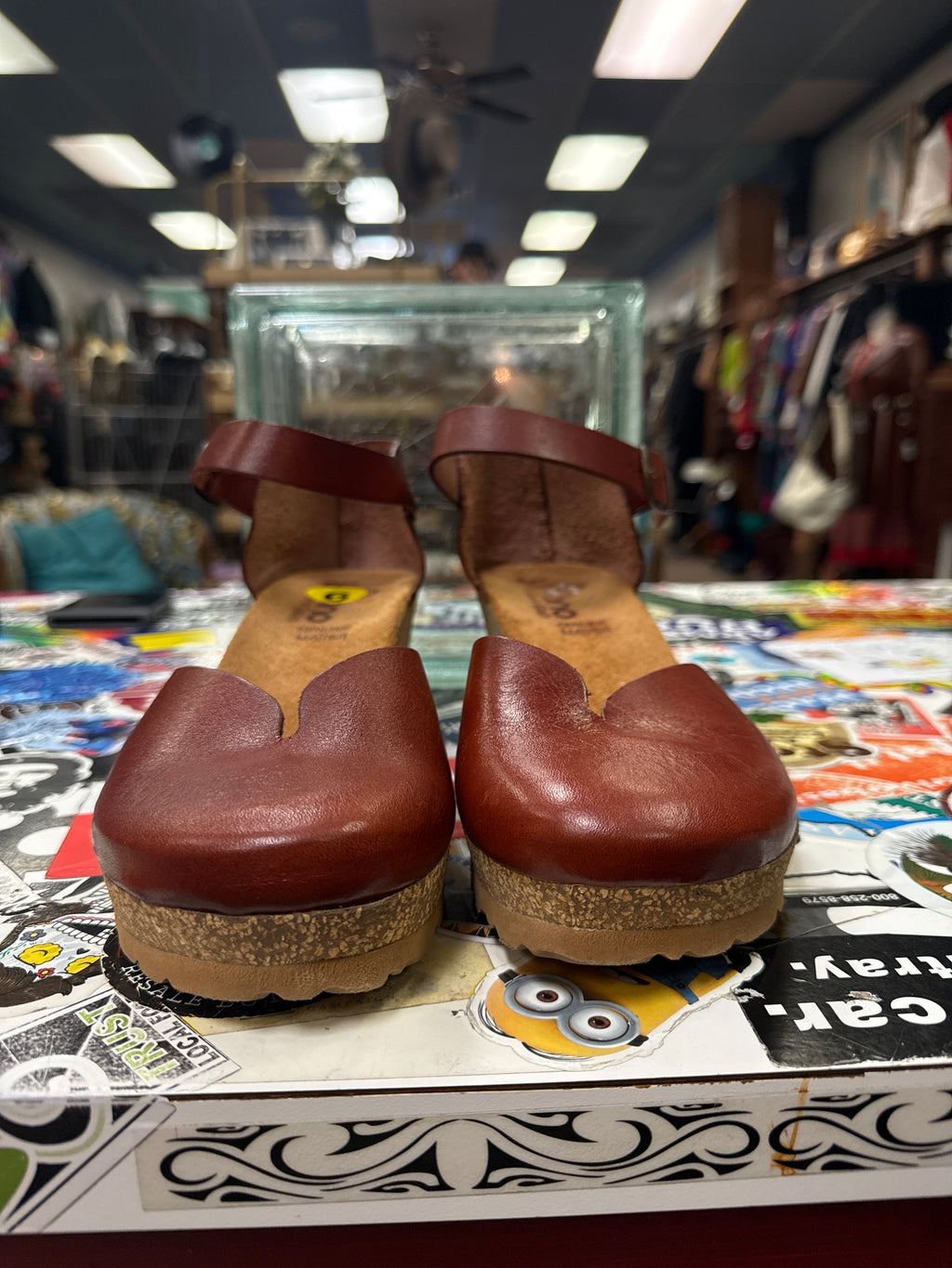 Yokono Leather Mary Janes (org$99)