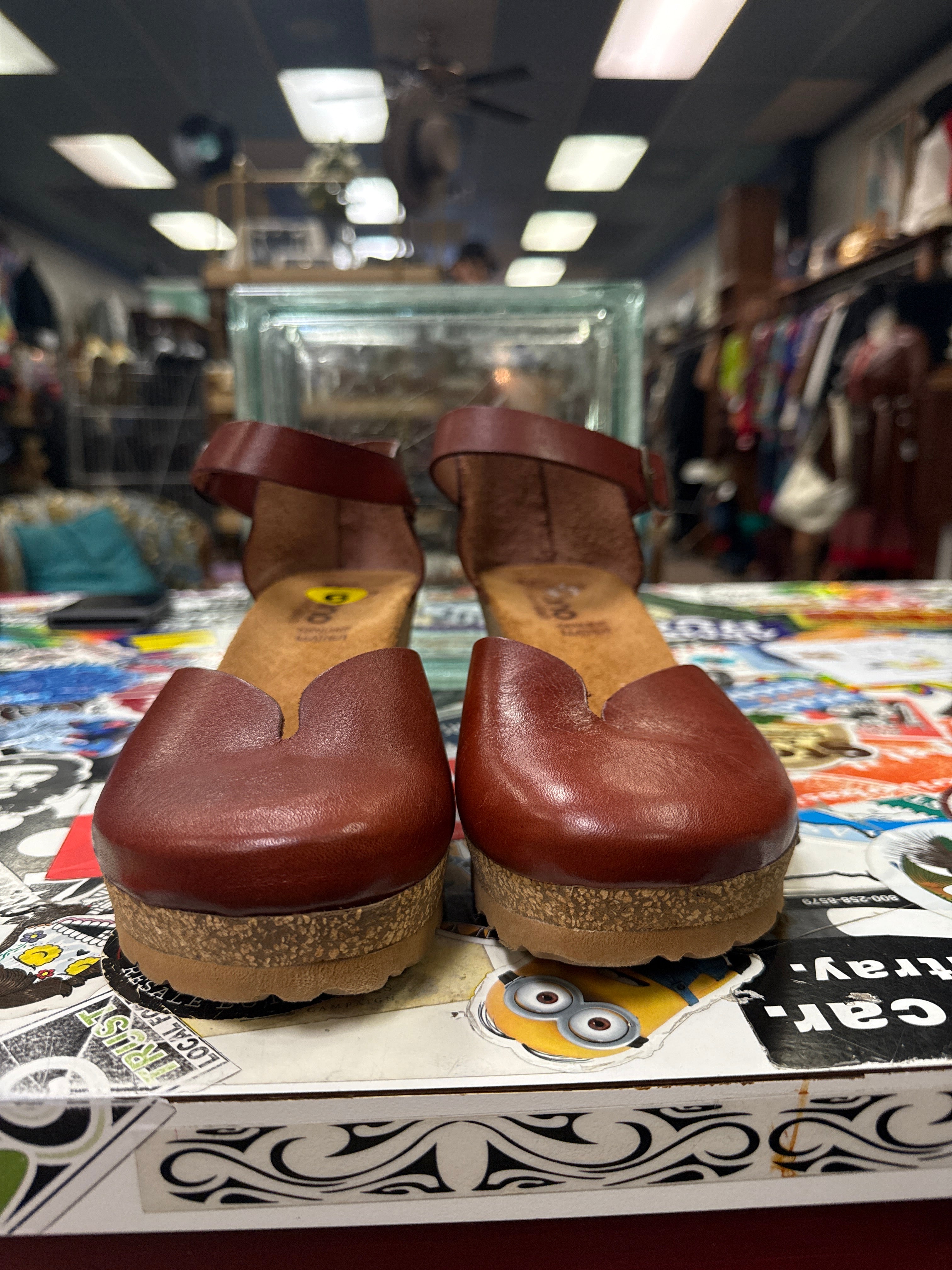 Yokono Leather Mary Janes (org$99)