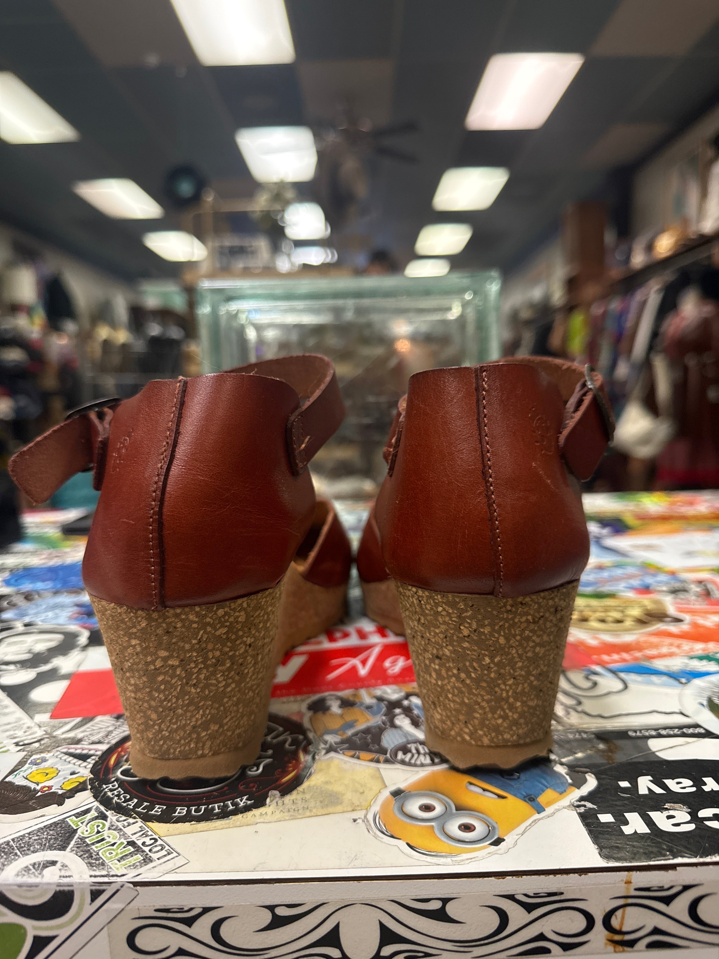 Yokono Leather Mary Janes (org$99)