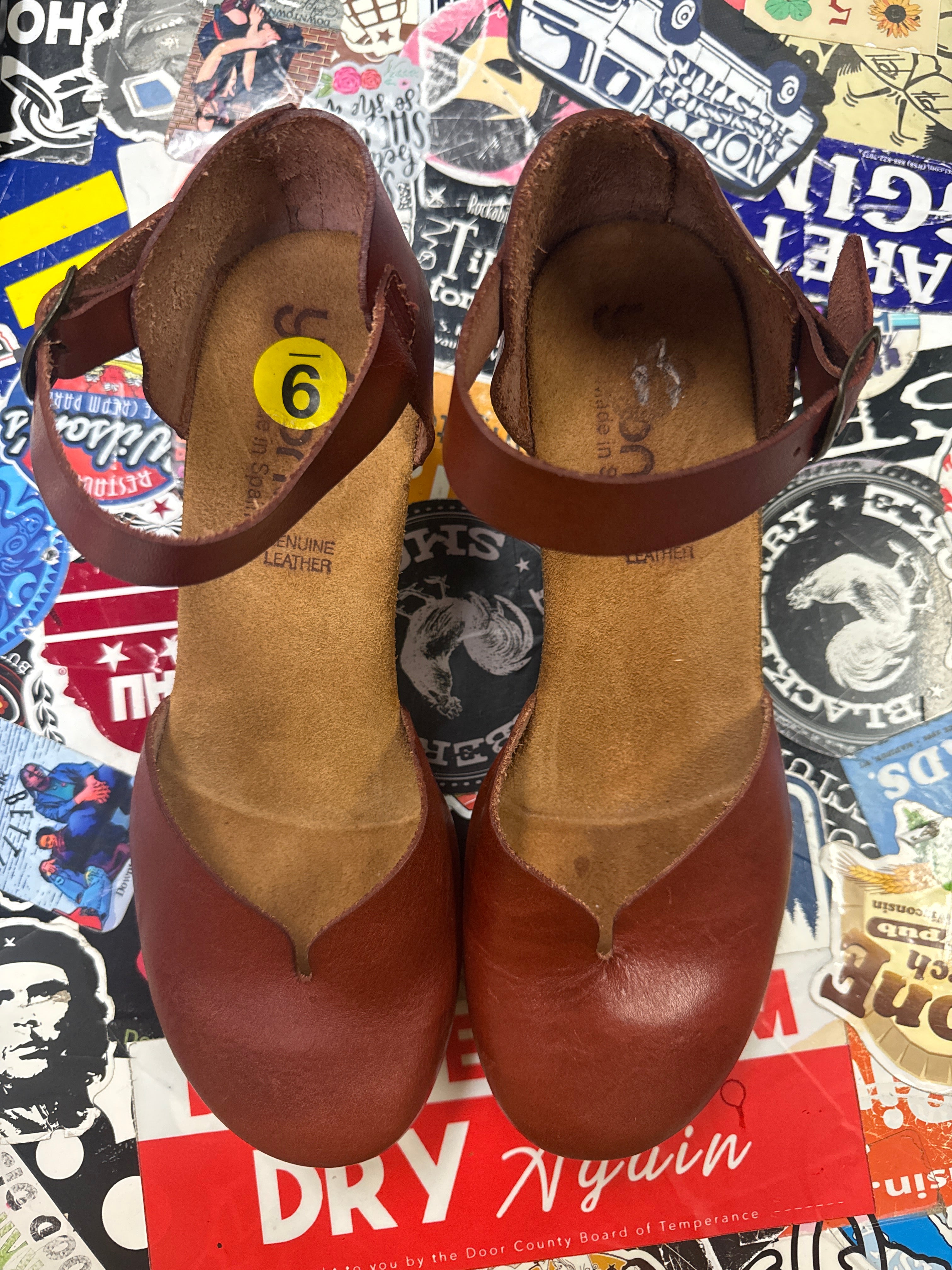 Yokono Leather Mary Janes (org$99)