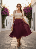 VTG LAYERED SKIRT