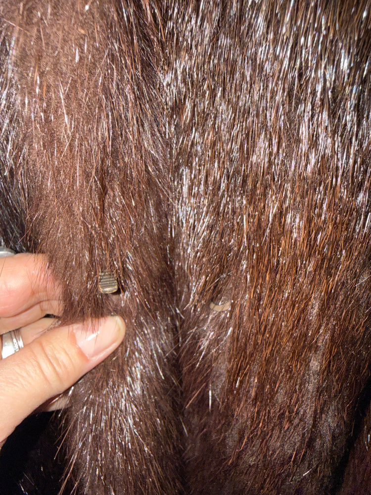 FULL LENGTH NUTRIA FUR COAT