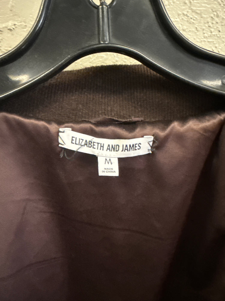 ELIZABETH + JAMES FAUX FUR BOMBER (org$575)