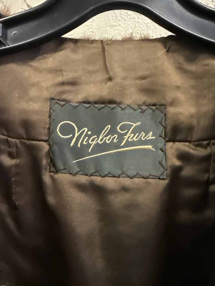 VTG NIGBOR FURS CROP JACKET