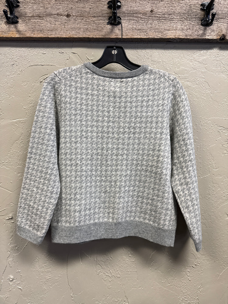 J CREW HOUNDSTOOTH SWEATER (org$78)